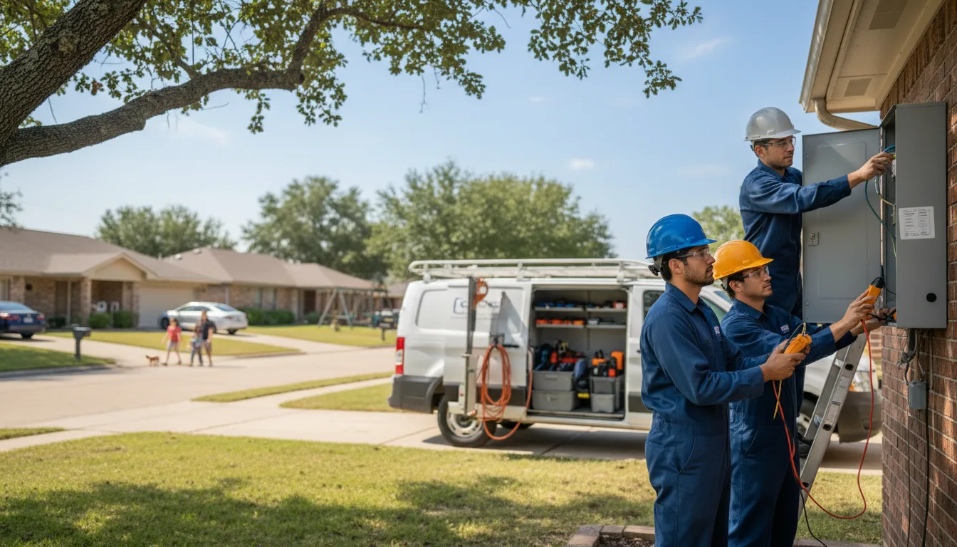 Certified electrician providing emergency electrical services in Fairmont, NE